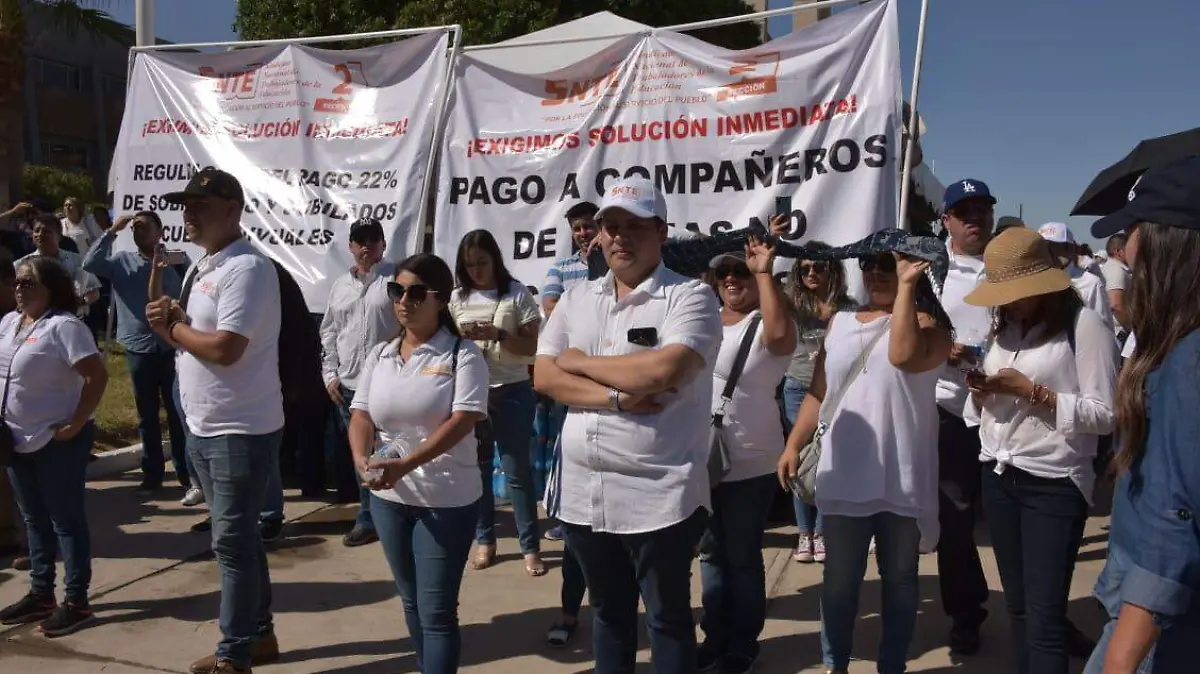 Mexicali Maestros Manifestación